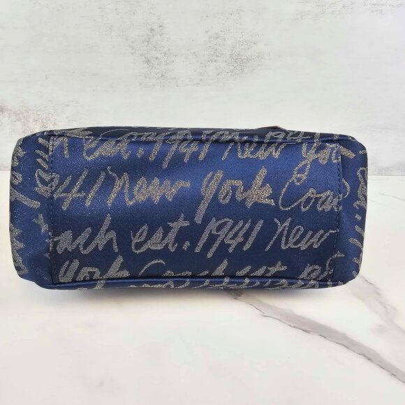 Coach Poppy New York Script Y2K Baguette Shoulder Bag - Picture 11 of 11